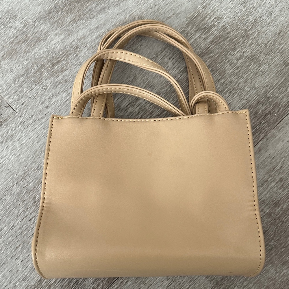 Tan - Telfar small shopping bag - Picture 2 of 4